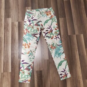 Black orchid los Angeles by Julian Jarmoun floral jeans 29 EUC